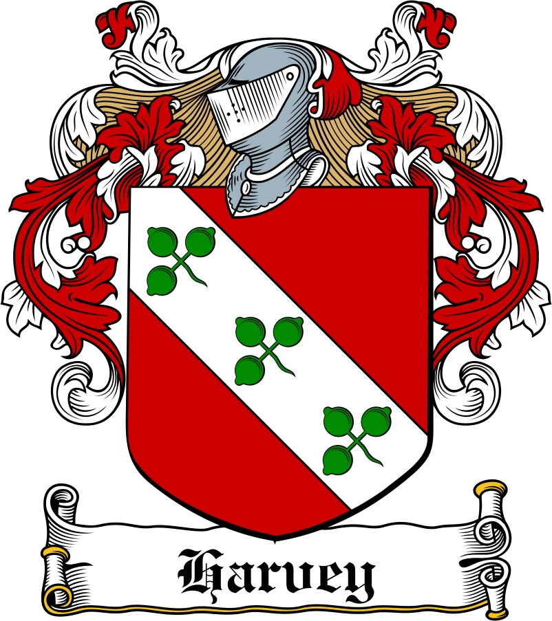 Thumbnail Harvey Family Crest / Irish Coat of Arms Image Download