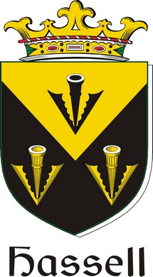Thumbnail Hassell Family Crest / Irish Coat of Arms Image Download