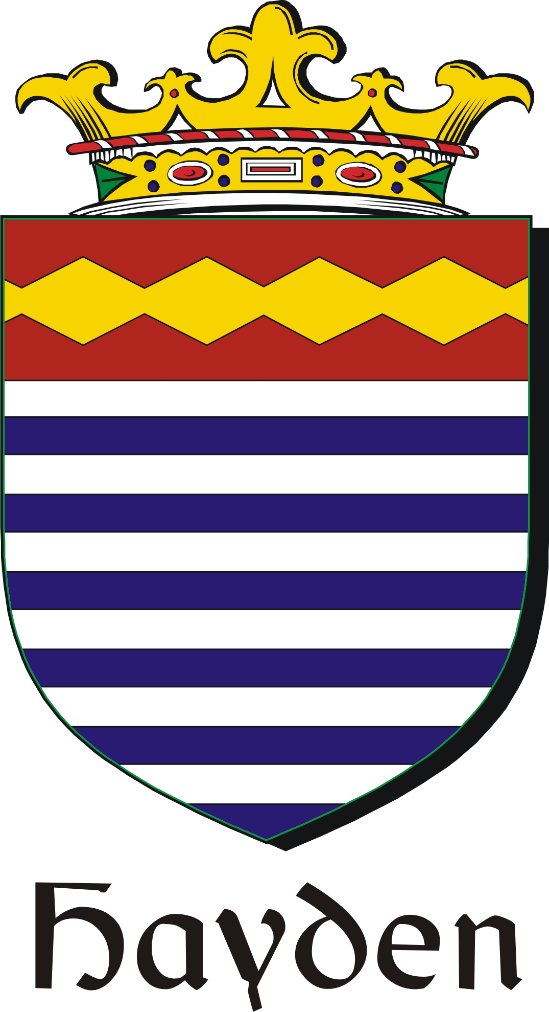 Thumbnail Hayden Family Crest / Irish Coat of Arms Image Download Thumbnail Hayden Family Crest / Irish Coat of Arms Image Download