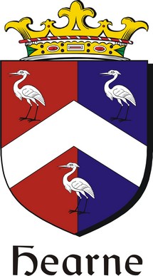 Thumbnail Hearne Family Crest / Irish Coat of Arms Image Download