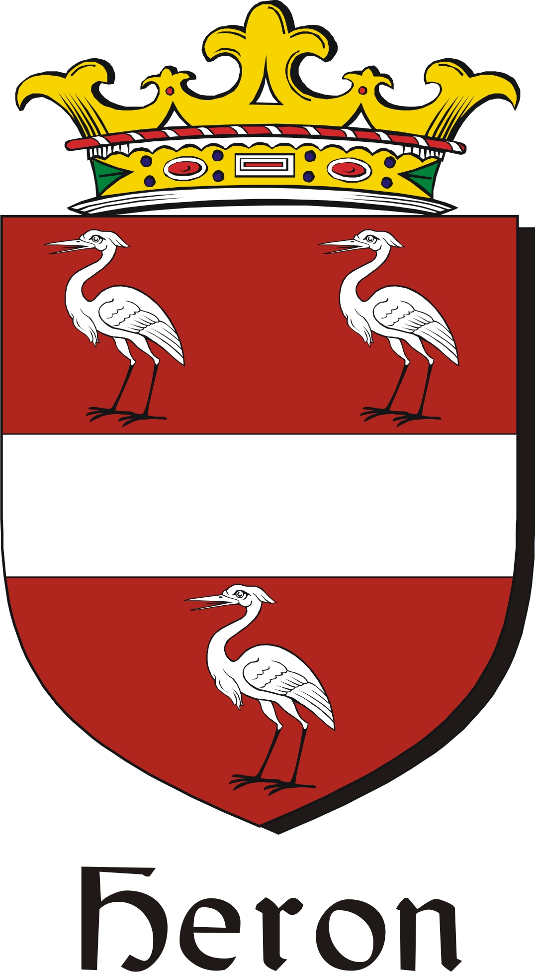 Thumbnail Heron Family Crest / Irish Coat of Arms Image Download Thumbnail Heron Family Crest / Irish Coat of Arms Image Download