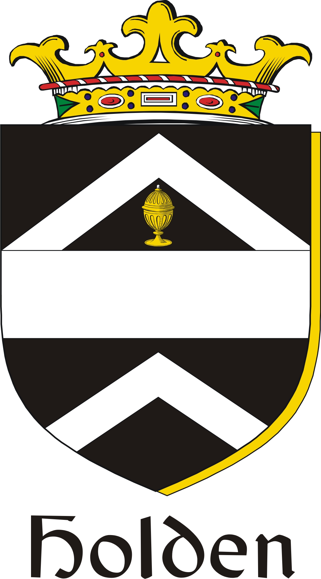 Thumbnail Holden Family Crest / Irish Coat of Arms Image Download