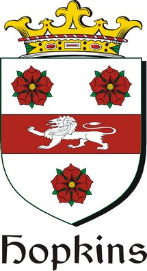 Thumbnail Hopkins Family Crest / Irish Coat of Arms Image Download