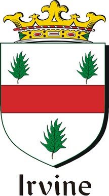 Thumbnail Irvine Family Crest / Irish Coat of Arms Image Download