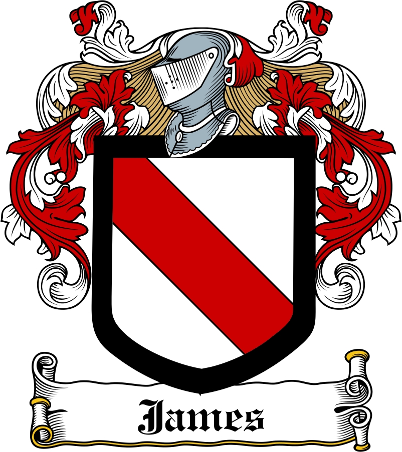 Thumbnail James Family Crest / Irish Coat of Arms Image Download