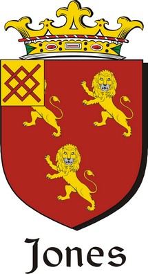 Thumbnail Jones Family Crest / Irish Coat of Arms Image Download