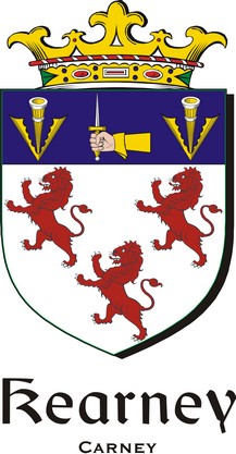 Thumbnail Kearney Family Crest / Irish Coat of Arms Image Download