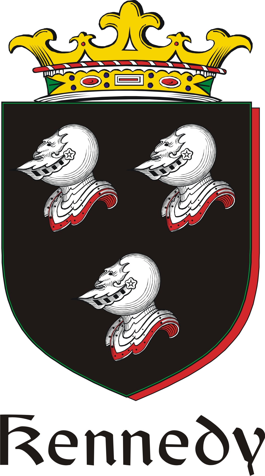 Thumbnail Kennedy Family Crest / Irish Coat of Arms Image Download