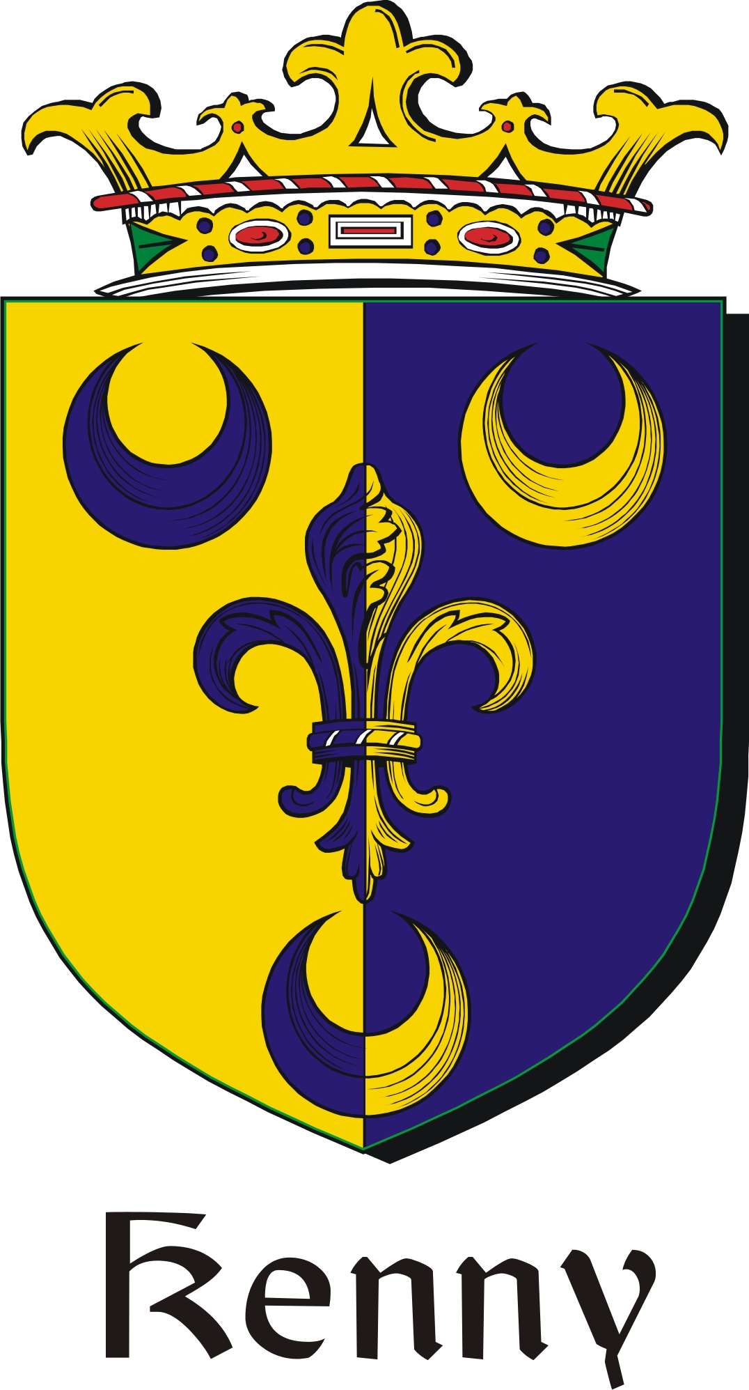 Thumbnail Kenny Family Crest / Irish Coat of Arms Image Download