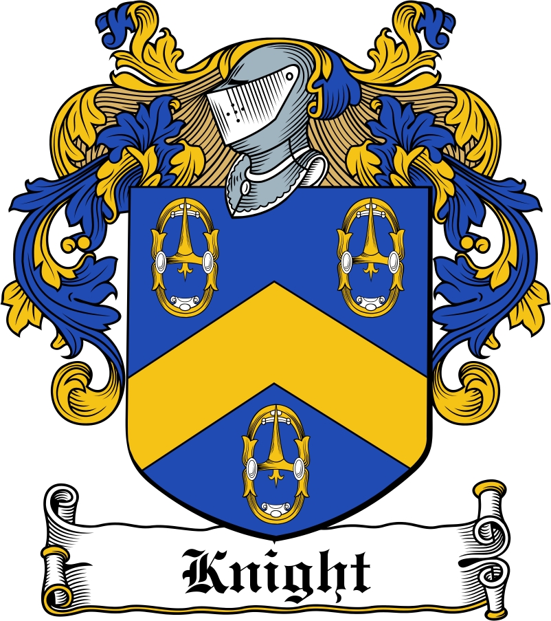 Thumbnail Knight Family Crest / Irish Coat of Arms Image Download