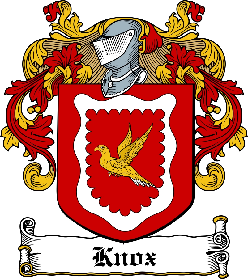 Thumbnail Knox Family Crest / Irish Coat of Arms Image Download