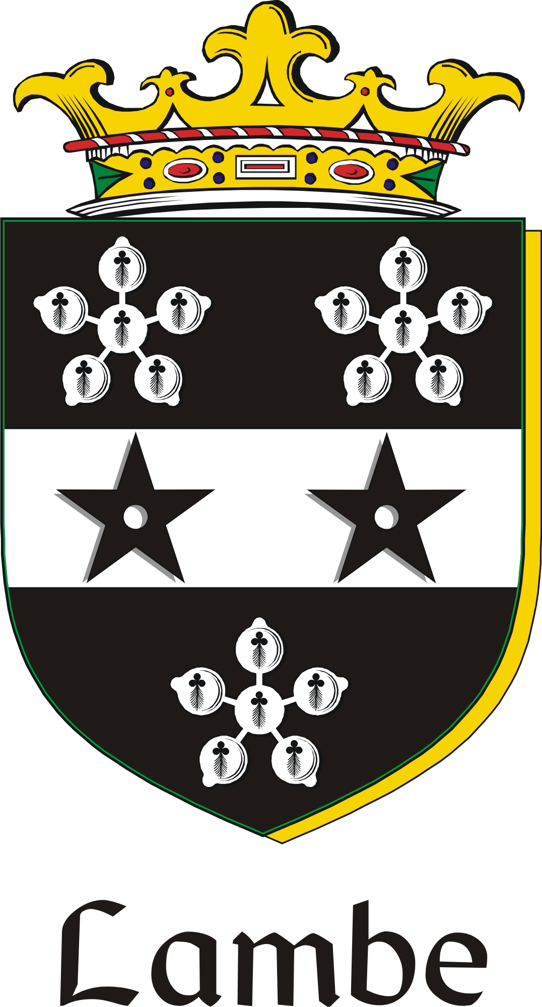 Thumbnail Lambe Family Crest / Irish Coat of Arms Image Download