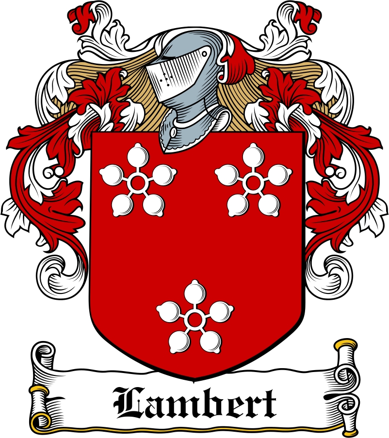 Thumbnail Lambert Family Crest / Irish Coat of Arms Image Download