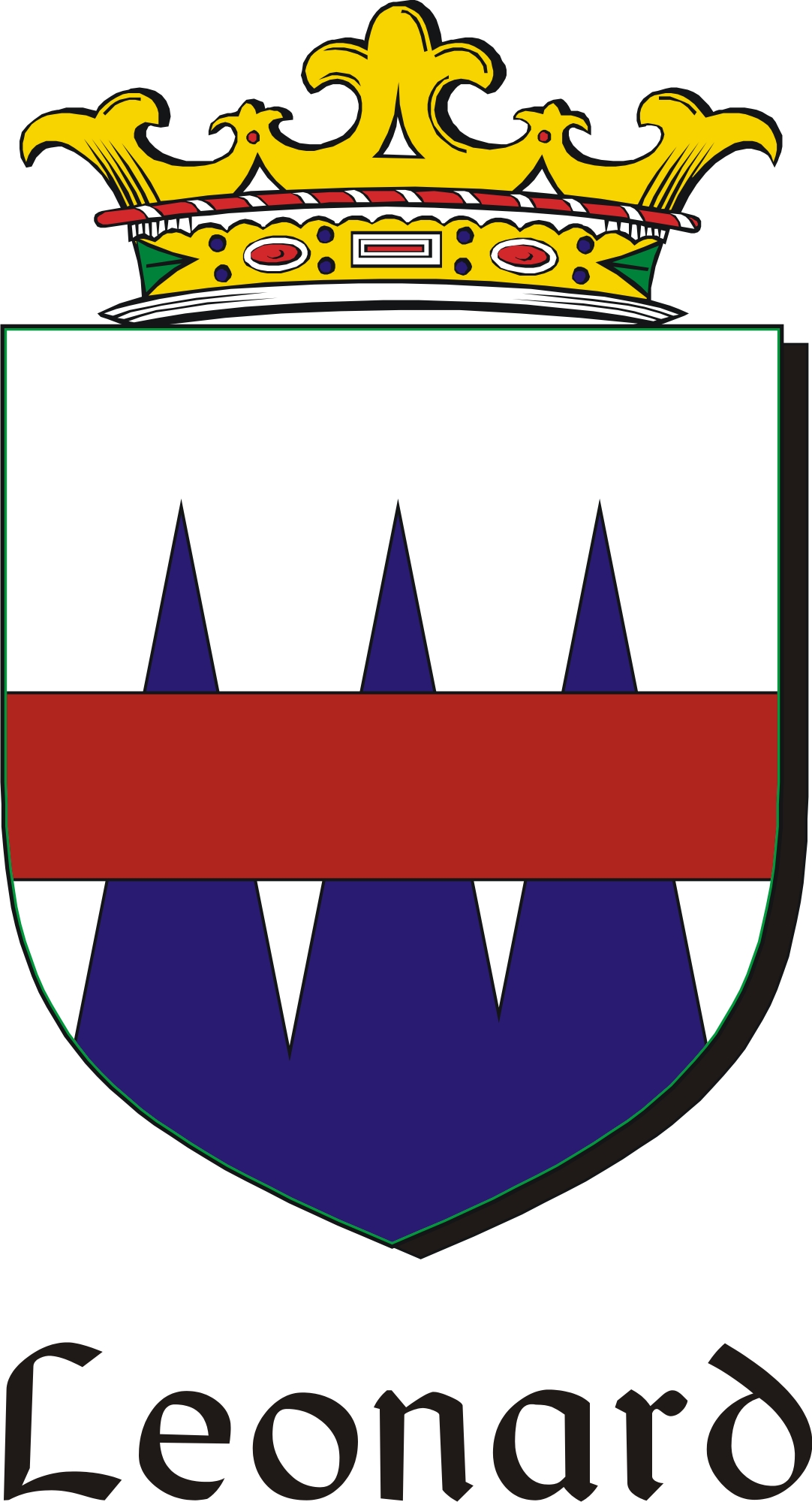 Thumbnail Leonard Family Crest / Irish Coat of Arms Image Download Thumbnail Leonard Family Crest / Irish Coat of Arms Image Download