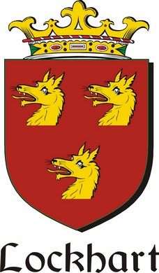 Thumbnail Lockhart Family Crest / Irish Coat of Arms Image Download