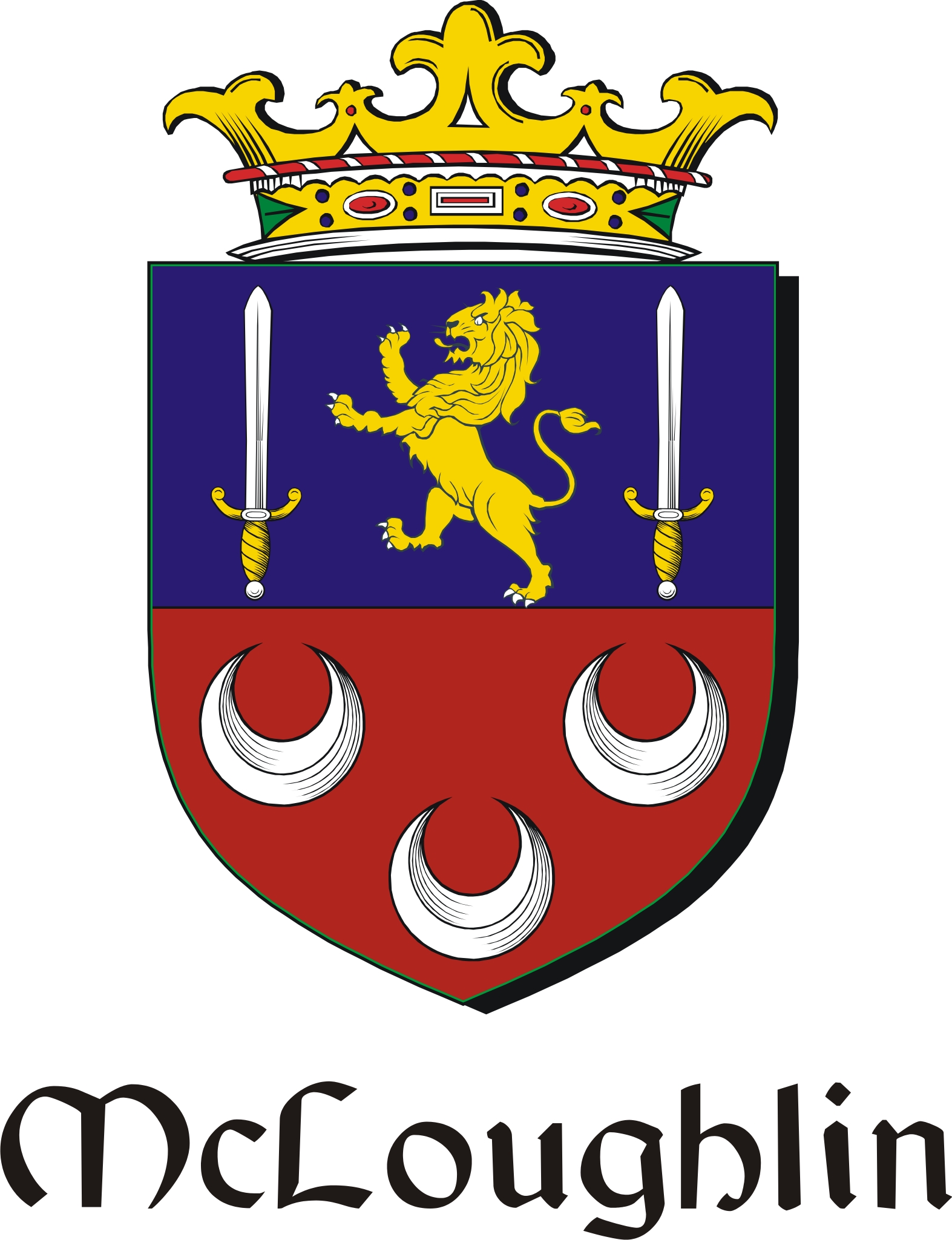 Thumbnail Loughlin-Mc Family Crest / Irish Coat of Arms Image Download Thumbnail Loughlin-Mc Family Crest / Irish Coat of Arms Image Download