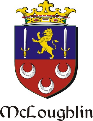 Thumbnail Loughlin-Mc Family Crest / Irish Coat of Arms Image Download