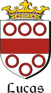 Thumbnail Lucas Family Crest / Irish Coat of Arms Image Download