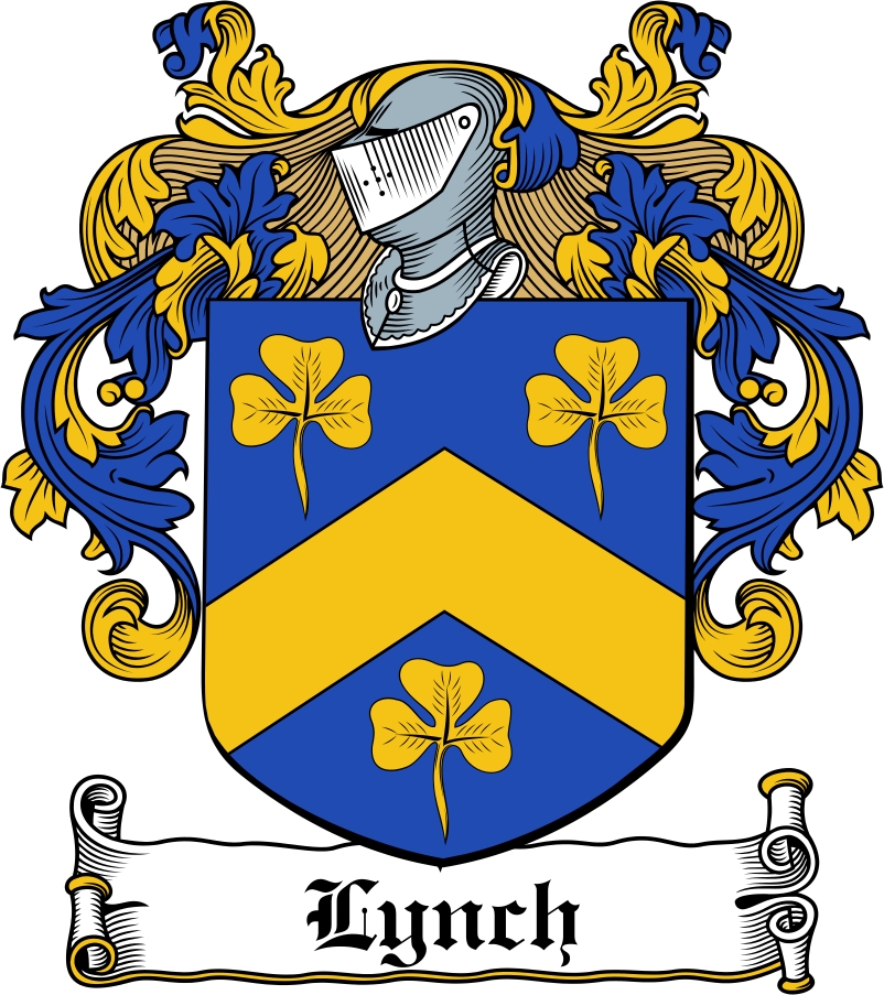 Thumbnail Lynch Family Crest / Irish Coat of Arms Image Download