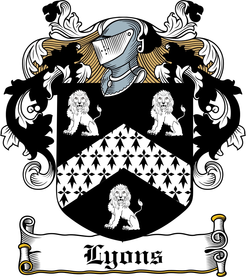 Thumbnail Lyons Family Crest / Irish Coat of Arms Image Download Thumbnail Lyons Family Crest / Irish Coat of Arms Image Download