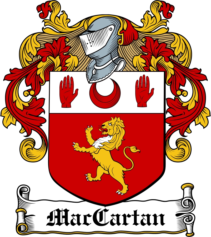 Thumbnail MacCartan Family Crest / Irish Coat of Arms Image Download