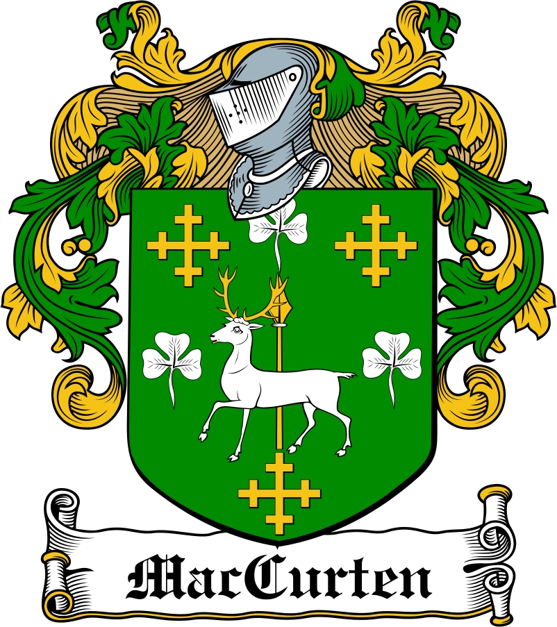 Thumbnail MacCurten Family Crest / Irish Coat of Arms Image Download Thumbnail MacCurten Family Crest / Irish Coat of Arms Image Download