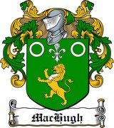 Thumbnail MacHugh Family Crest / Irish Coat of Arms Image Download