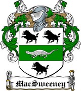 Thumbnail MacSweeney Family Crest / Irish Coat of Arms Image Download