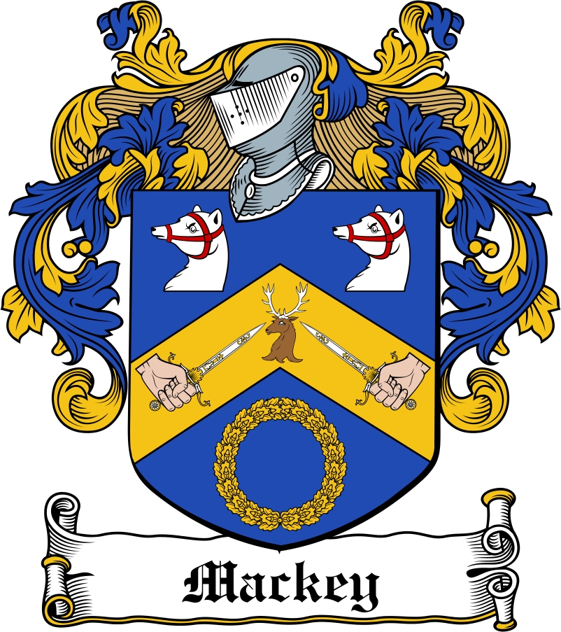 Thumbnail Mackey Family Crest / Irish Coat of Arms Image Download