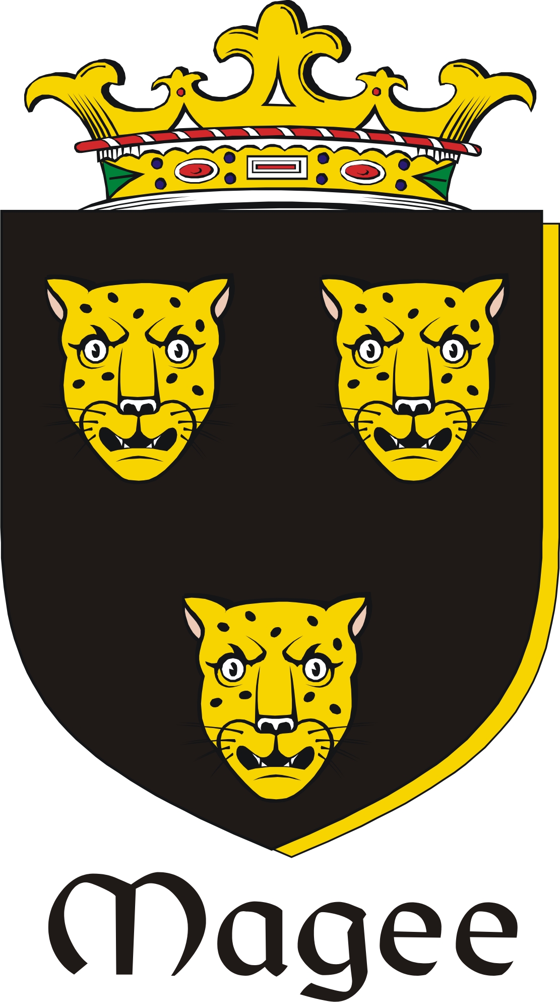 Thumbnail Magee Family Crest / Irish Coat of Arms Image Download