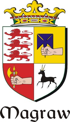 Thumbnail Magraw Family Crest / Irish Coat of Arms Image Download