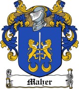 Thumbnail Maher Family Crest / Irish Coat of Arms Image Download