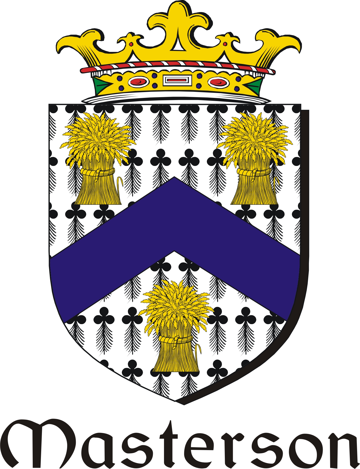 Thumbnail Masterson Family Crest / Irish Coat of Arms Image Download