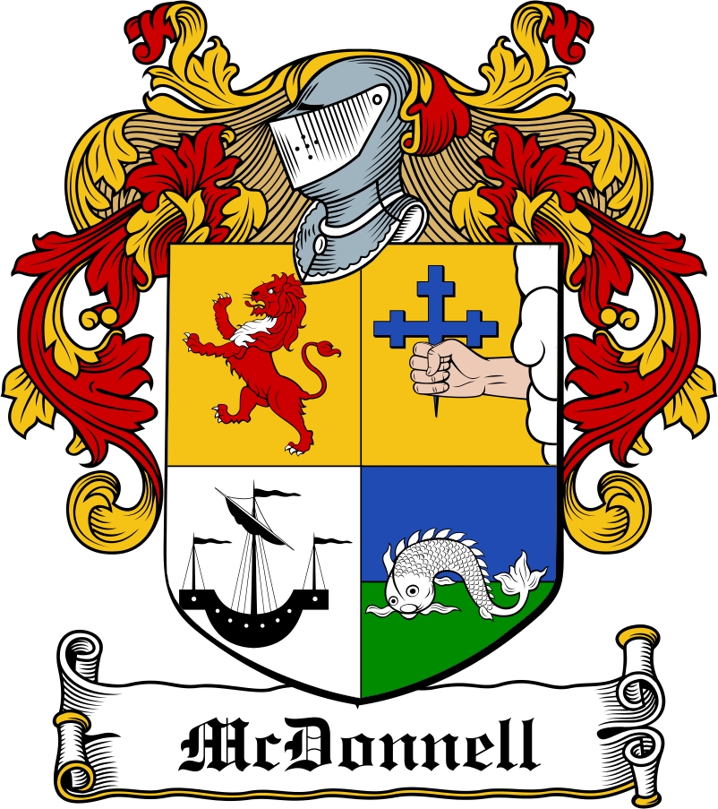 Thumbnail McDonnell Family Crest / Irish Coat of Arms Image Download Thumbnail McDonnell Family Crest / Irish Coat of Arms Image Download