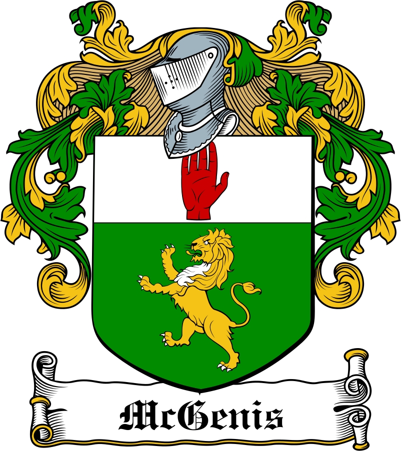 Thumbnail McGenis Family Crest / Irish Coat of Arms Image Download Thumbnail McGenis Family Crest / Irish Coat of Arms Image Download