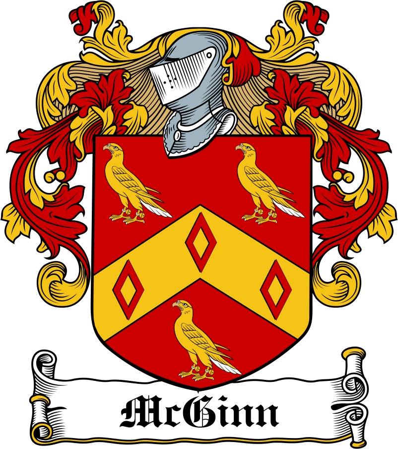 Thumbnail McGinn Family Crest / Irish Coat of Arms Image Download Thumbnail McGinn Family Crest / Irish Coat of Arms Image Download