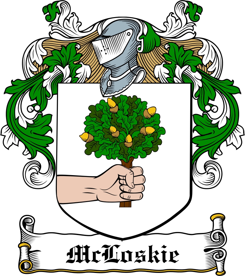 Thumbnail McLoskie Family Crest / Irish Coat of Arms Image Download Thumbnail McLoskie Family Crest / Irish Coat of Arms Image Download