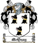 Thumbnail McQuay Family Crest / Irish Coat of Arms Image Download