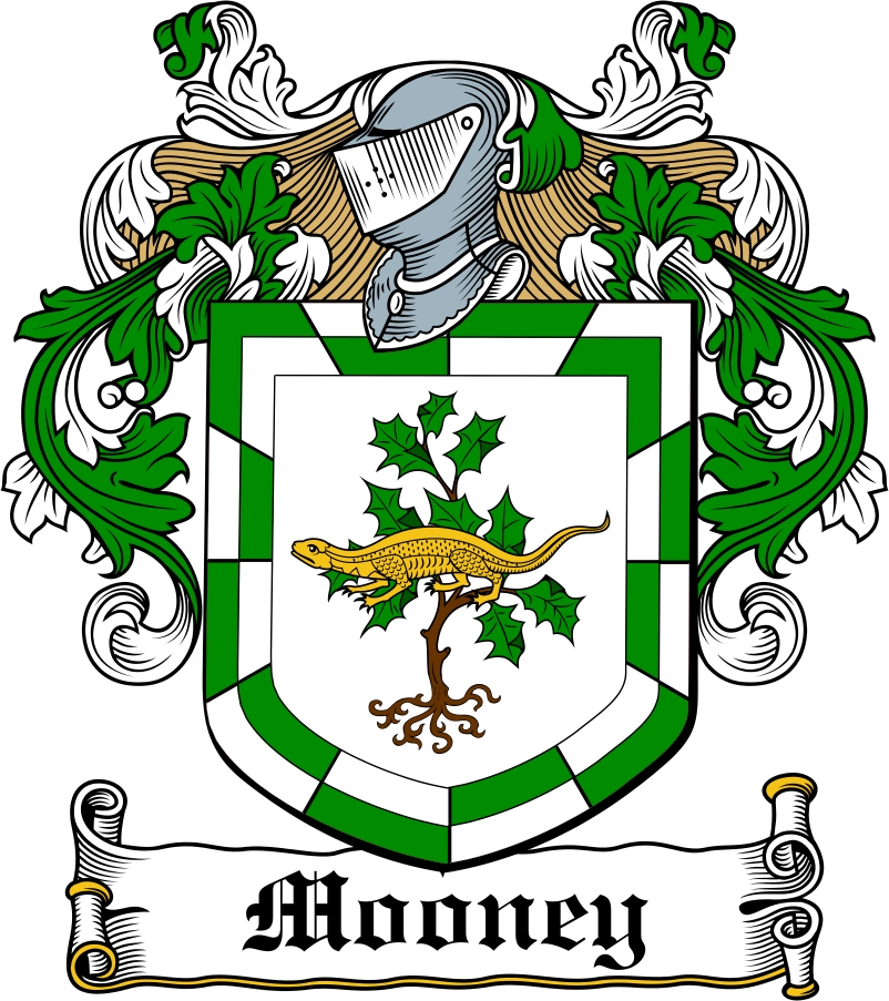 Thumbnail Mooney Family Crest / Irish Coat of Arms Image Download