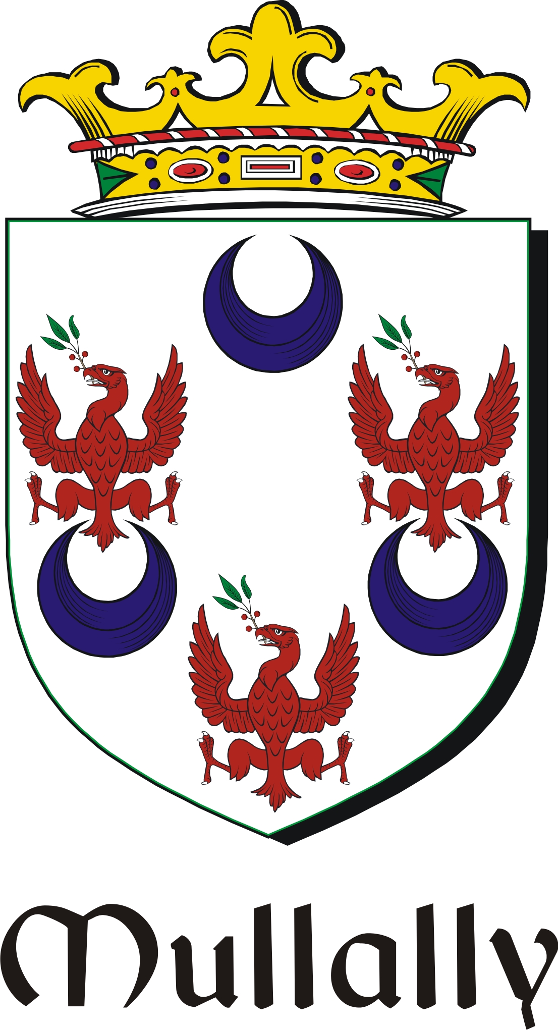 Thumbnail Mullally Family Crest / Irish Coat of Arms Image Download Thumbnail Mullally Family Crest / Irish Coat of Arms Image Download