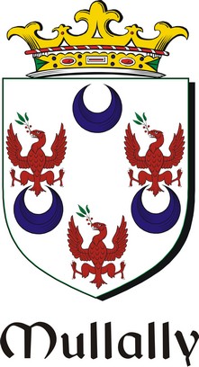 Thumbnail Mullally Family Crest / Irish Coat of Arms Image Download