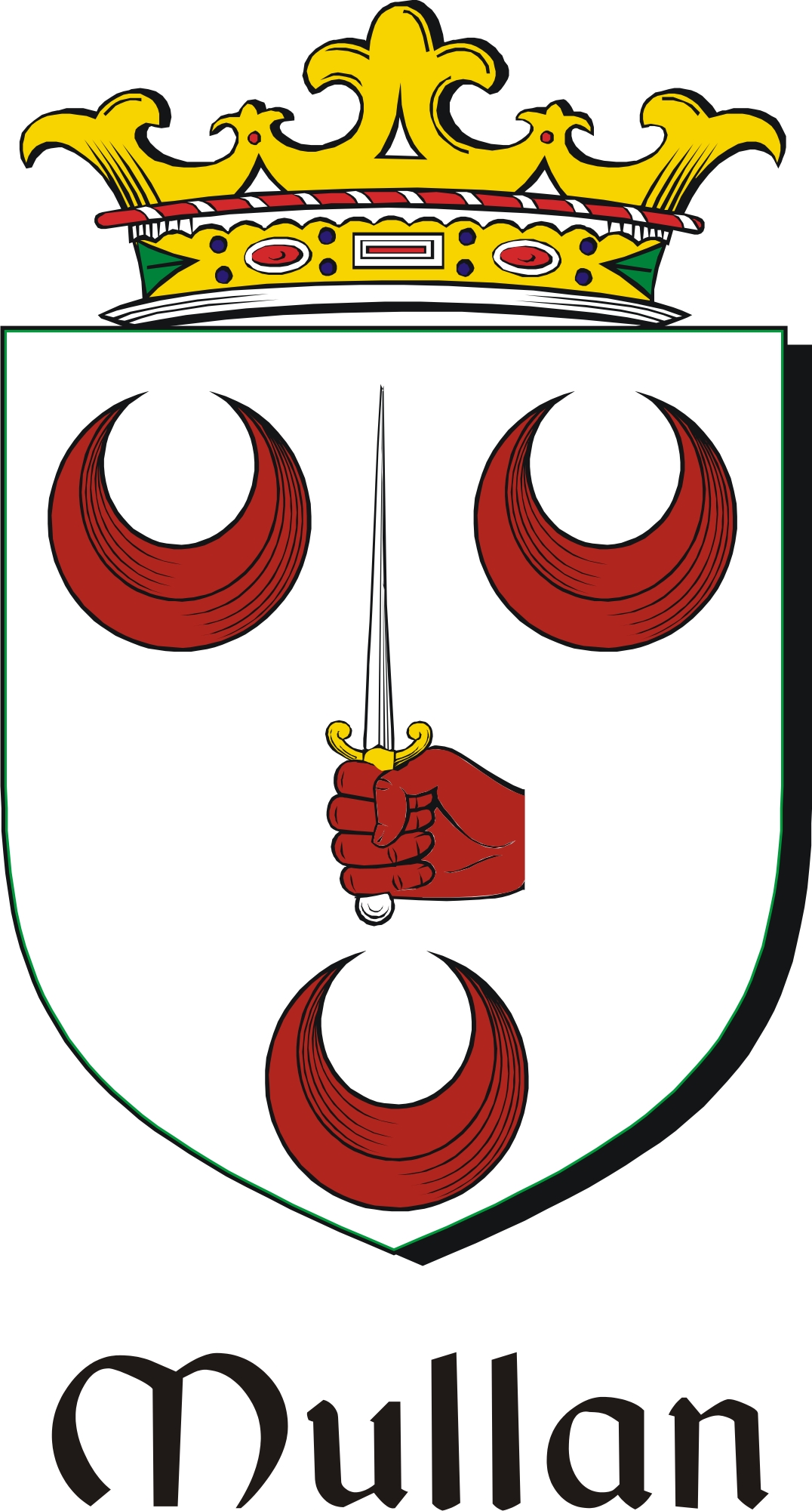 Thumbnail Mullan Family Crest / Irish Coat of Arms Image Download Thumbnail Mullan Family Crest / Irish Coat of Arms Image Download