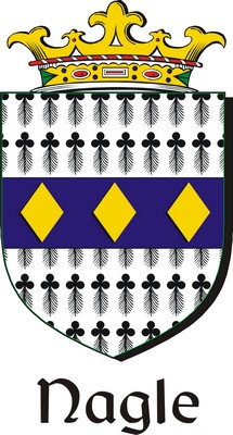 Thumbnail Nagle Family Crest / Irish Coat of Arms Image Download