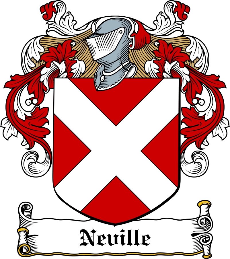 Thumbnail Neville Family Crest / Irish Coat of Arms Image Download