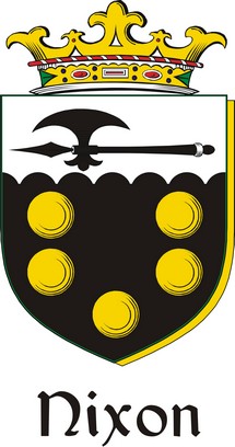 Thumbnail Nixon Family Crest / Irish Coat of Arms Image Download