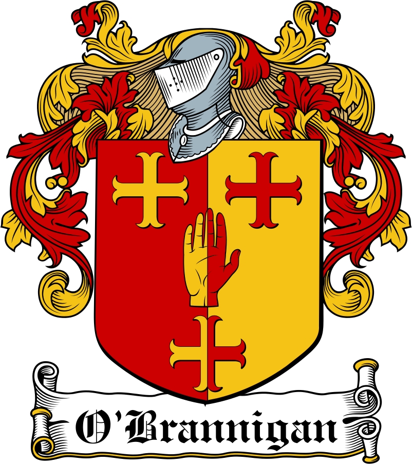 Thumbnail O‘Brannigan Family Crest / Irish Coat of Arms Image Download