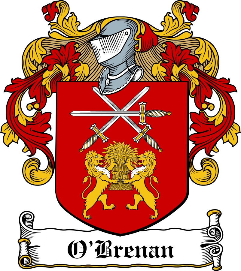 Thumbnail O‘Brenan Family Crest / Irish Coat of Arms Image Download