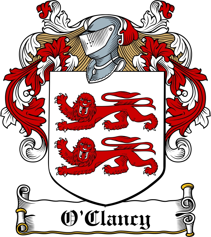 Thumbnail O‘Clancy Family Crest / Irish Coat of Arms Image Download