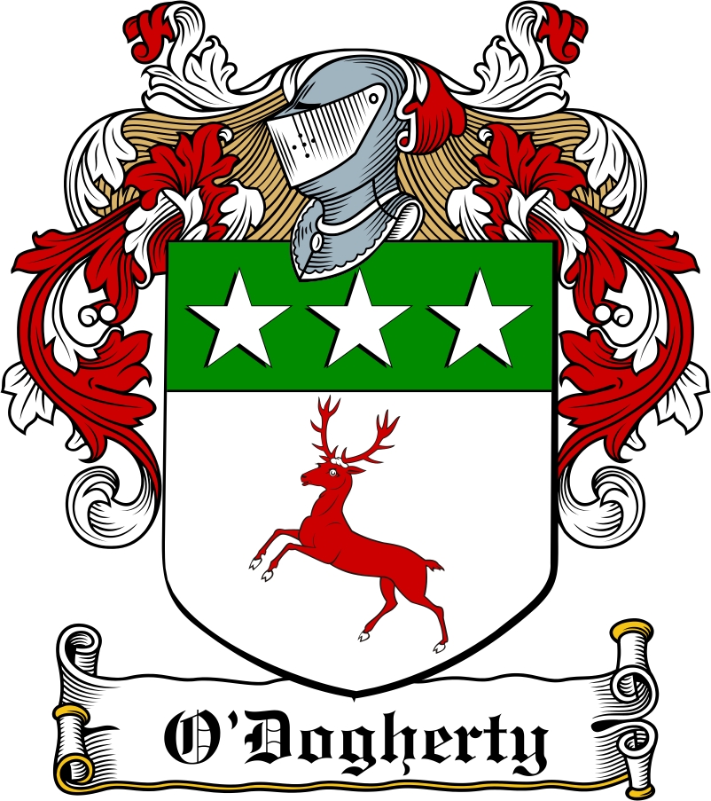 Thumbnail O‘Dogherty Family Crest / Irish Coat of Arms Image Download