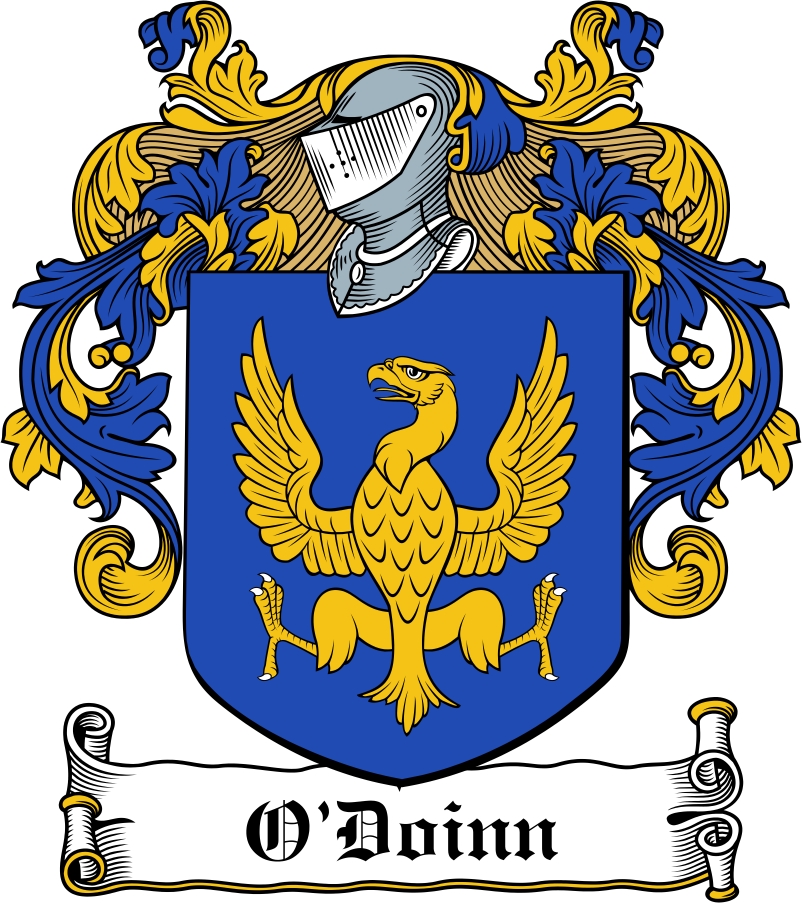 Thumbnail O‘Doinn Family Crest / Irish Coat of Arms Image Download